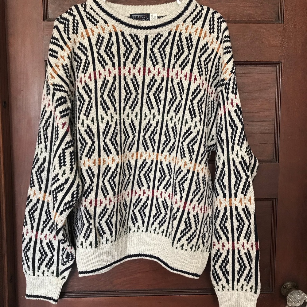 Vintage patterned sweater